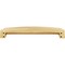Jeffrey Alexander 160 mm Center Brushed Gold Square-to-Center Square Renzo Cabinet Cup Pull 141-160BG - alternate 5